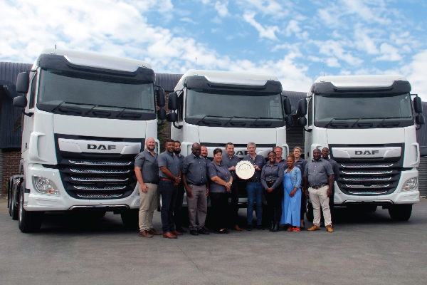 Babcock Africa, Media, Transport Solutions, Babcock wins DAF’s ultimate sales accolade for a second time