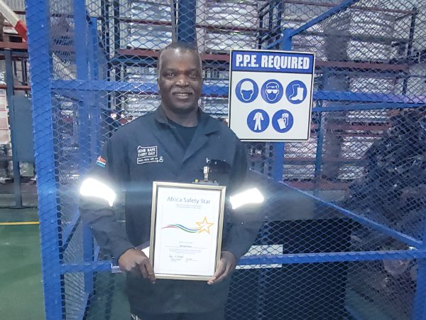 Babcock Africa, Media, Load testing rig wins July Africa Safety Star