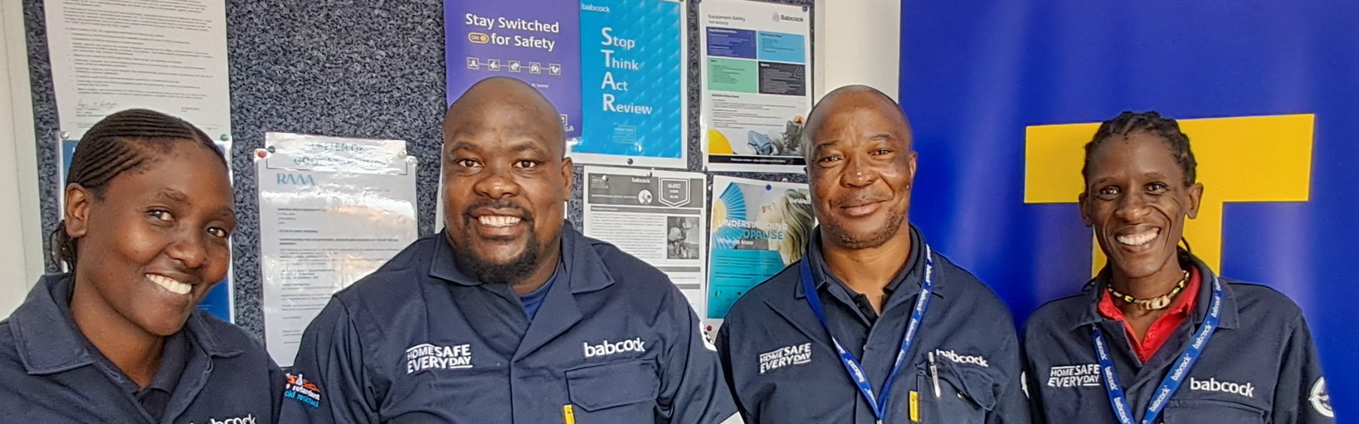 Babcock Africa, Media, Congratulations to the team at the Plant Services Rustenburg branch who are awarded the Africa Safe
