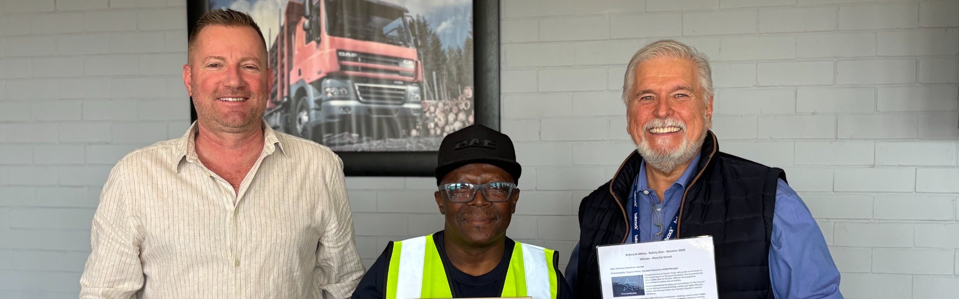 Babcock Africa, Media, Innovative tyre storage wins Africa Safety Star October 2025