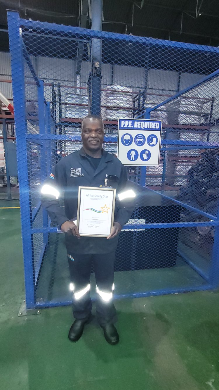 Babcock Africa, Media, Load testing rig wins July Africa Safety Star