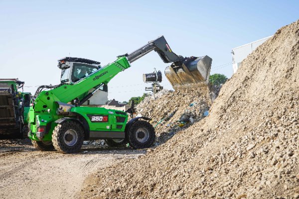 Powerful Telehandler with Wheel Loader Technology.