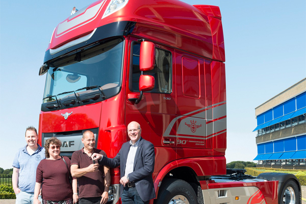 DAF 90th anniversary limited edition truck