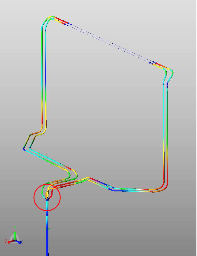 location of spherical header